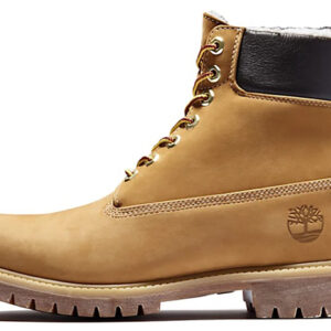 Timberland 6 Inch Premium Waterproof Warm Lined Boot Wheat Nubuck