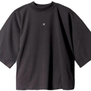 YEEZY X Gap X Balenciaga Логотип Нет Шовная Футболка, чёрный