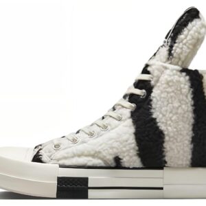 Converse Rick Owens X Converse Drkshdw Turbodrk Chuck 70 High Zebra, белый