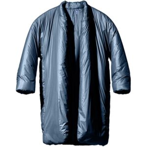 YEEZY X Gap X Balenciaga Хлопковый пуховик унисекс морского синего цвета, синий