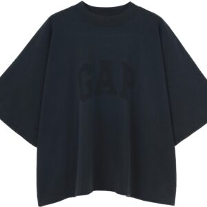 YEEZY X Gap X Balenciaga Промытый Черный T-Рубашка Промытый Черный, чёрный
