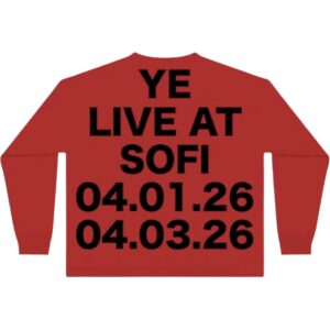YEEZY BULLY SS26 BULLY T Рубашка, красный