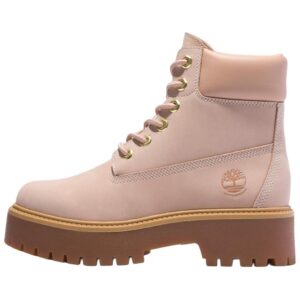 Timberland Stone Street Высокие армейские ботинки для женщин коричневые