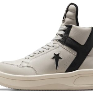 Converse Rick Owens X Drkshdw Turbowpn Mid Oyster, чёрный